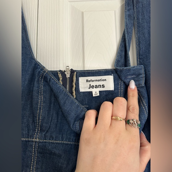 Reformation Blue Denim Dress - Picture 5 of 10